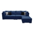 thumbnail image 1 of Sala Esquinera El Bazar Store Hades Azul Marino 300x85 cm, Tela Lino nacional, Modular, 1 of 7