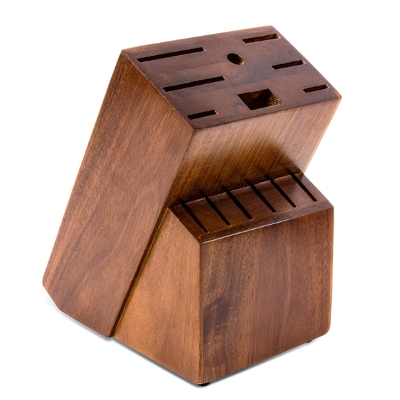 Soporte universal para cuchillos RedCall, madera de bambú, 14 ranuras