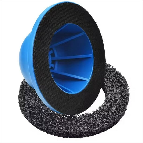 Cepillo para Cubo de Rueda (150 mm, 1/2 .), Pulidor de Cubo de Rueda, Disco para Pulir y Desbastar Rotores y Llantas.