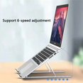 thumbnail image 5 of ZHaobin Laptop Stand Notebook Holder for MacBook Air M2 M1 Mac Book Pro 11 12.9 13 14 16 15.6 for ipad Mini 9th Acer Tablet Desk Accessories (black), 5 of 7