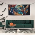 thumbnail image 2 of Pofeuu Stained Glass Eagle USA Print Colorful Yard Festival Banner Sign Party Outdoor & Indoor Party Decoration Banne Festival Yard Sign-Medium, 2 of 8