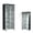 30"Wx14"Dx62"H, variant on Wire Shelving Cover 60"x24"x72" - Heavy Duty Shelf For Large Racks Waterproof Dustproof Clear Pvc Front & T-zipper Storage Rack (no Shelves Black)