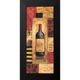thumbnail image 2 of Gorham, Gregory 12x24 Black Modern Framed Museum Art Print Titled - Chateau Vin Panel, 2 of 5