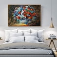 thumbnail image 3 of wall26 Floating Framed Canvas Wall Art for Living Room, Bedroom Bouquet Canvas Prints for Home Decoration Ready to Hang - 24x36 inches, 3 of 4