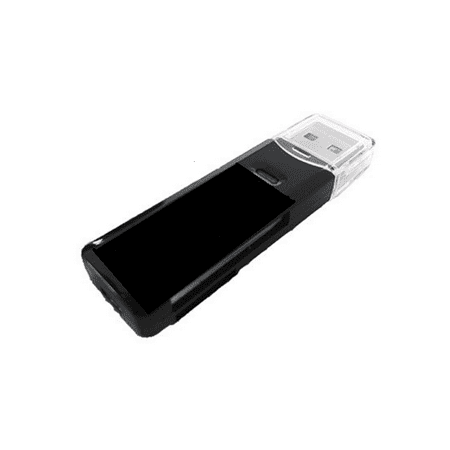 HobbyFlip USB MicroSD HC XC & SD HC XC Dual Slot Memory Card Reader Reads up to 64GB Compatible with GoPro