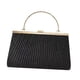 thumbnail image 2 of Bolso de mano de noche con bolso de hombro con correa de cadena para bodas en la calle, citas y vacaciones Negro, 2 of 8