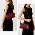 thumbnail image 2 of LinYooLi Small Shoulder Bag Y2K Purse for Women Crocodile Handbag Clutch Purse Classic Retro Crossbody Bag Satchel, 2 of 6