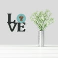 thumbnail image 2 of Carolines Treasures BB1171WALV Checkerboard Blue Wirehaired Dachshund Metal Wall Artwork LOVE 12X12 multicolor, 2 of 2