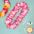 thumbnail image 5 of 8 Pcs Hawaiian Leis Set, Hawaiian Leis for Luau Party, Hawaiian Leis for Adults, Flower Leis with 4 Flower Hair Clip for Hawaiian Accessories, Party Favors, Wedding, Beach(Colorful), 5 of 5