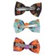 thumbnail image 5 of Ganchos de pelo de Halloween de 3 piezas con clip de pico de pato para mujeres en naranja y azul, 5 of 5