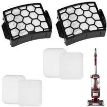 LA480WM Filters for Shark UV850 UV900 LA480WM Vacuum for Navigator Lift-Away ADV Corded Lightweight Upright Vacuum 2 Foam Filters and 2 HEPA Filters