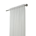thumbnail image 3 of Rhythm Rod Pocket European Style High Curtain Voile 54" x 63" in Eggshell, 3 of 5