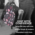 thumbnail image 6 of Xecao Breast Cancer Awareness1 Print Lunch Bag - Durable, Double-Insulated Lunch Bag, Holds Lunch Box, Water Bottle, & Snacks,Leakproof Cooler Tote Bag, 6 of 7