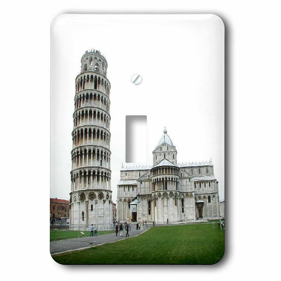 3dRose, Tower Of Pisa Italy, single toggle switch