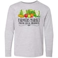 thumbnail image 3 of Inktastic Farmers Market Fresh Local Produce Long Sleeve Youth T-Shirt, 3 of 5