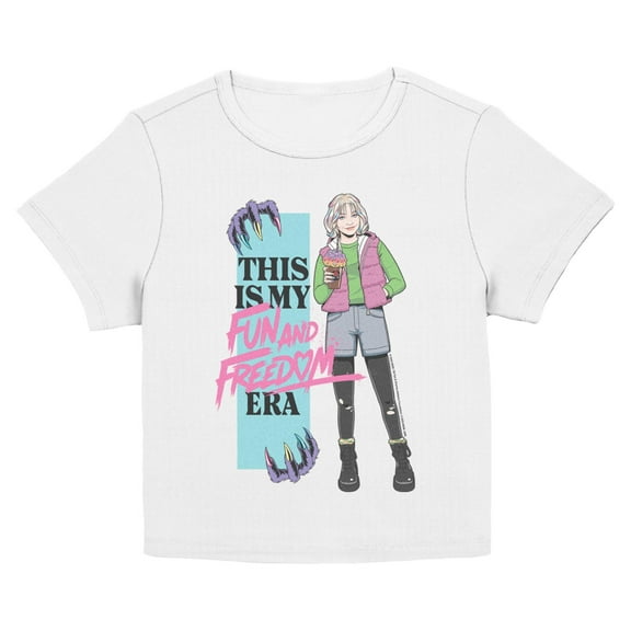 Juniors Wednesday Enid Fun and Freedom Era T Shirt