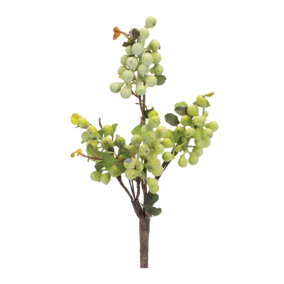 Melrose Berry Artificial Sprays - 17" - Green - Set of 4