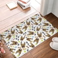 thumbnail image 2 of Vsdgher German Shepherd Dog print Flannel Anti-Slip Floor Mat Comfort Mat Floor Carpet for Decor, Non-Slip, Home, Office, Laundry, Durable, 2 of 5