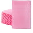 thumbnail image 2 of SLGHLSAHG 25 Pack 4x6 Inches Small Pink Poly Bubble Lined Mailers Padded Shipping Envelopes Self Seal Mailer Waterproof, Shockproof and Dustproof (Pink 4x6 Inches-25pcs) A65560, 2 of 8