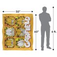 thumbnail image 5 of Garfield Faces Officially Licensed Silky Touch Super Soft Throw Blanket 50' x 60', 5 of 6