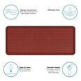 thumbnail image 3 of GelPro NewLife Designer Comfort Kitchen Floor Mat 20x48 Tweed Barn Red, 3 of 5