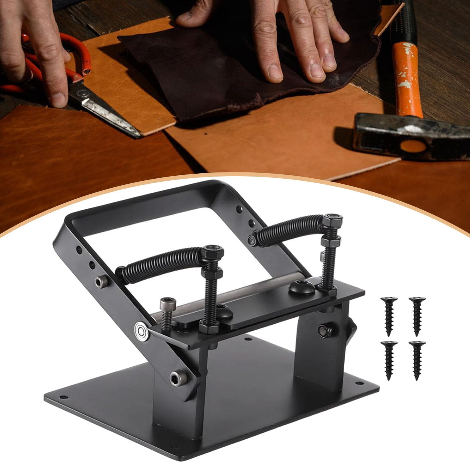 GUOOL 1 Manual Peeling Machine, Trimming Tool, Cutting Device, Slicing Tool, Stainless Steel, Adjustable Function, Suitable for Leather Crafts And Manufactu Style A