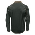 thumbnail image 5 of TOMVIGX Henley Shirts for Men Casual Button Down Long Sleeve Polo Shirt Fashion Outdoor Breathable Golf Shirts Lightweight Hiking Travel Moisture Wicking Crew Neck Tee Green 2XL, 5 of 7