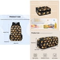 thumbnail image 5 of KUIFORTI Insulated Lunch Box Laptop Backpack Pencil Case 3 Pack Cooler Bag Messenger Bag Storage Purse, Cute Cat Dog Paw, 5 of 5