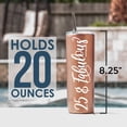 thumbnail image 2 of 12oz Stainless Steel Tumbler + 2oz Shot Glass For Happy 25th Birthday Gifts For Women, 25 Years Birthday, Gift For 25 Year Old Female, 25th Birthday Decorations For Women, 25th Birthday Presents, 2 of 4