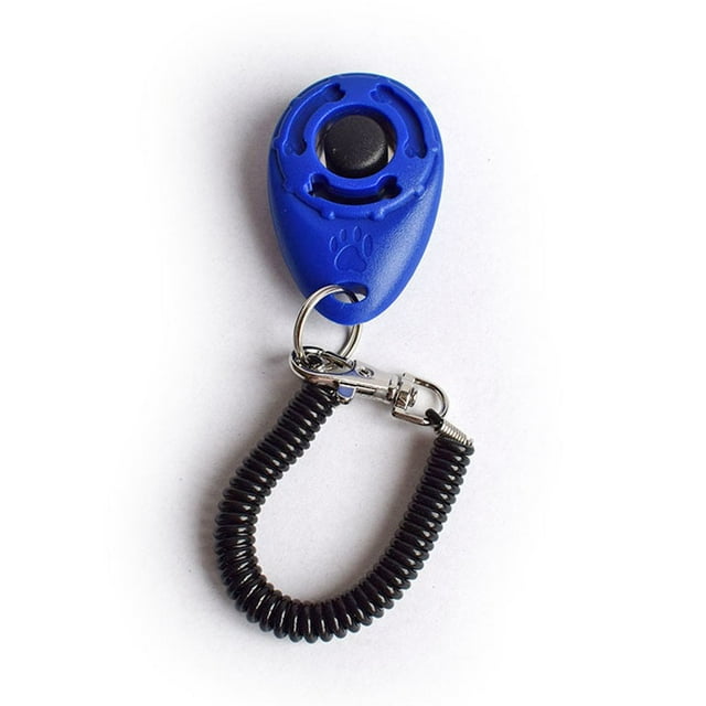 Portable Pets Training Clicker Animal Behavior Aids Diet Button Trainer Professional Indoor Outdoor Supplies Presents Orange