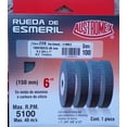 thumbnail image 3 of Piedra Para Esmeril De 6 X 3/4 X 1 Grano 100 Austromex AUS-228, 3 of 5