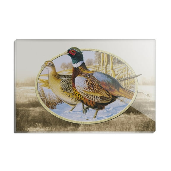 Pheasant Country Protect and Preserve Rectangle Acrylic Fridge Refrigerator Magnet