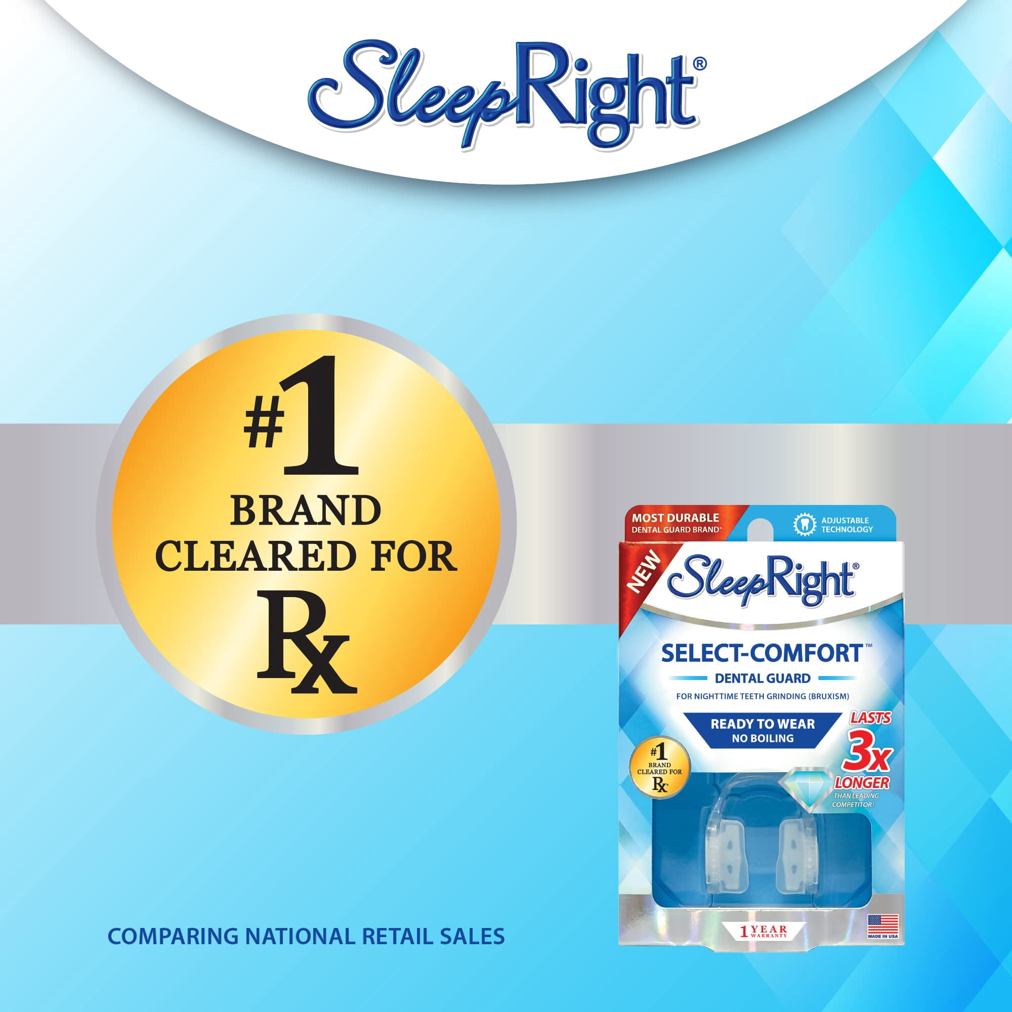 SleepRight Select-Comfort Dental Guard 1 Each