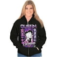 thumbnail image 4 of Kanji Betty Boop Queen of Carefree Zip Hoodie Sweatshirt Women Brisco Brands S, 4 of 5