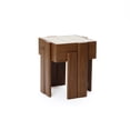 thumbnail image 5 of LuxenHome 2-Tier Farmhouse Side Table, Engineered Wood Sofa or Bedside Storage Stand, 5 of 7
