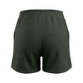 thumbnail image 4 of Casual Summer Shorts Loose Fit Athletic Wide Leg Comfortable Pocket Fashion Trousers for Women EverydayGreenL, 4 of 4
