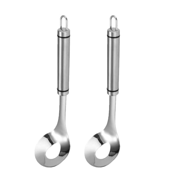 2‑Pack Stainless Steel Meatball Maker Spoon, Anti‑Slip Handle Meat Ball Shaper Tool, Labor‑Saving Forming Utensil, Hanging Storage Kitchen Gadget for Home Cooking & Meal Prep