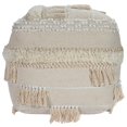 thumbnail image 4 of Beaumont Lane Metropolitan Living Square Pouffe in Beige, 4 of 6