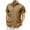 #Khaki, variant on DPTALR George Men's Short Sleeve Casual Button Down Shirts,Textured Summer Beach Shirt with Pocket,Army Green,Big and Tall Men S