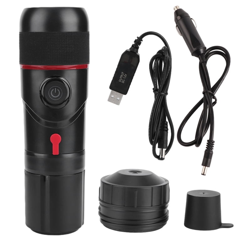 coffee maker cigarette lighter Portable Home Car Dual Use Self Heating Coffee Maker for Outdoor Travel USB/Cigarette  Lighter