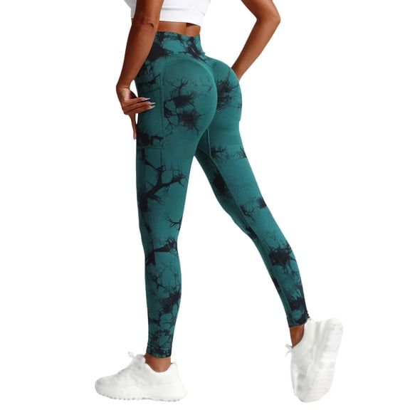 Outfmvch Compression Leggings for Women Compression Tights for Fitness Gym Womens 3d Compression Leggings Resistance Band Leggings Womens Silm Fit Yoga Pants A1 Blackish Green S-L
