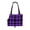 Purple Buffalo Plaid, variant on Xecao Purple Butterfly for Cat Carrier Small Dog Handbag: The Ideal Travel Companion for Your Pet