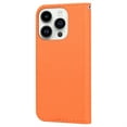 thumbnail image 3 of SaniMore for iPhone 13 Pro Max Case, PU Leather Flip Folio Cover with Stand, Card Slots, [Lovely Pet Magnetic Clasp] Full Protetcion Shockproof TPU Wallet Shell for iPhone 13 Pro Max, Orange, 3 of 10