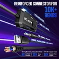 thumbnail image 6 of Gaming Headset for PS5, PS4, Xbox Series X|S, Xbox One, PC, Switch, Mac - RGB Over-Ear Headphones with 7.1 Surround Sound, Noise Cancelling Mic, 50mm Drivers & Memory Earmuffs for Nintendo 64, 6 of 10