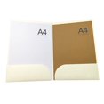 thumbnail image 1 of Carpeta de clasificación de papel Begine Clearance Carpeta de archivo A4 de doble cara beige, Carpeta de archivo de papel con tapa de archivo en forma de L Papelería para estudiantes Carpeta de, 1 of 1