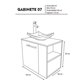 thumbnail image 4 of Gabinete para Baño con Lavamanos Y Monomando Izquierdo (Lombardia/Gris) DECOMOBIL GABINETE 07, 4 of 4