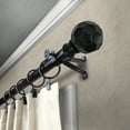 thumbnail image 2 of Ludmila 13/16" Bay Window curtain rod 20"-36", 38"-72" - Black,(ABay-90-2), 2 of 4