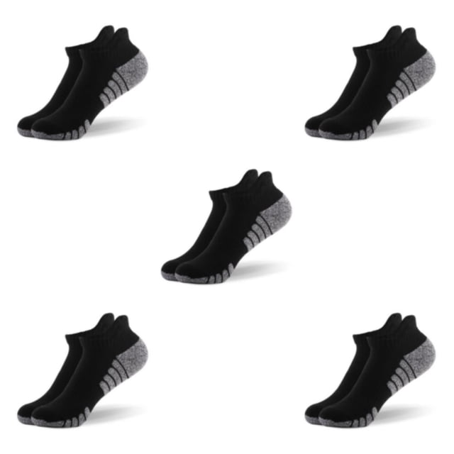 Decodeary Active Printing And Dyeing Socks - Stay Fashionable And Active At Same Time Black M(35-38) 5Set