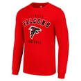 thumbnail image 2 of Men's Starter Red Atlanta Falcons Long Sleeve T-Shirt, 2 of 3