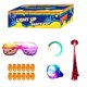 thumbnail image 1 of Maojin Decoración de Halloween Decoraciones de Halloween Luces LED Juguetes Regalos de fiesta Cumpleaños de adultos y niños Juego de gafas flash de Halloween(Buy 2 Get 1 Free), 1 of 7